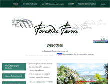 Tablet Screenshot of foreside.org.uk